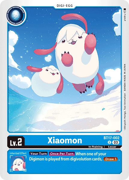 Xiaomon (BT17-002) - Secret Crisis - Digimon Card