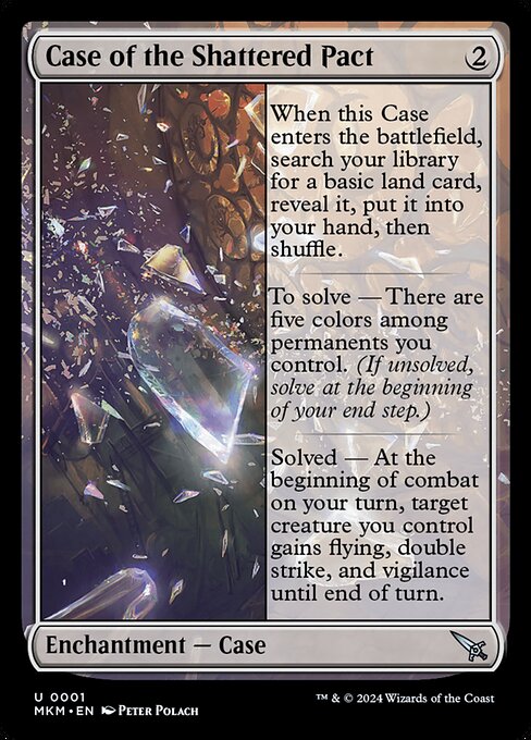 0001 Case of the Shattered Pact - Murders at Karlov Manor - MTG Card