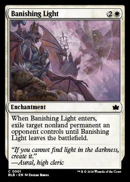 0001 Banishing Light - Bloomburrow - MTG Card